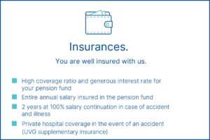 What we offer: Insurances