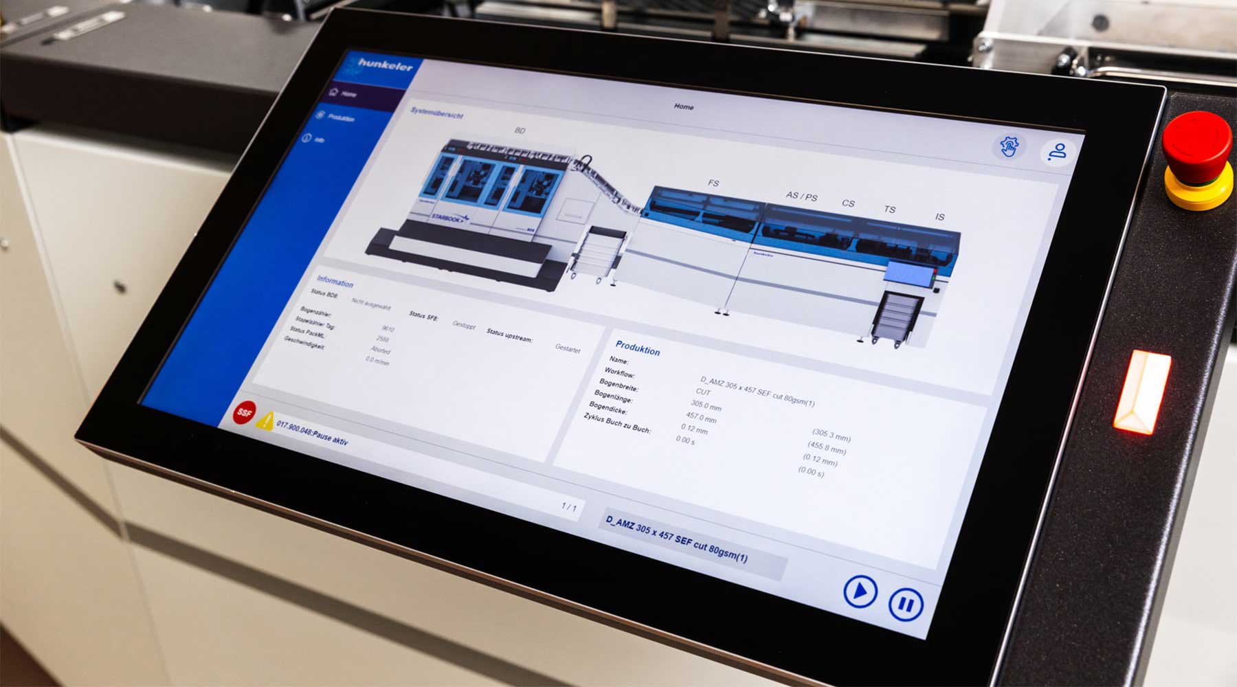 Hunkeler Folder Starbook Sheetfolder book solution inline - Hunkeler