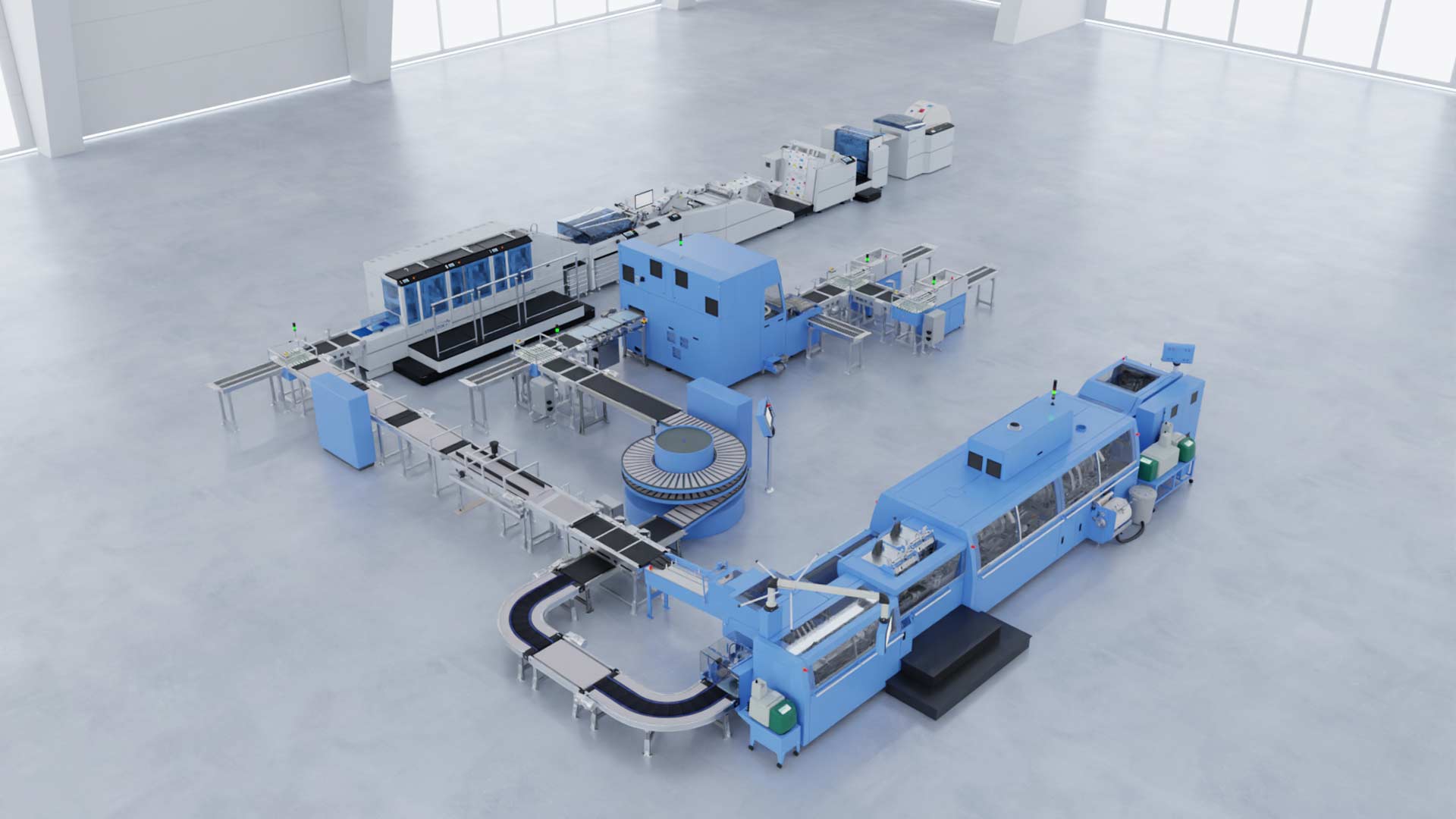 Hunkeler Starbook Sheetfolder with Müller Martini Antaro Digital and InfiniTrim.