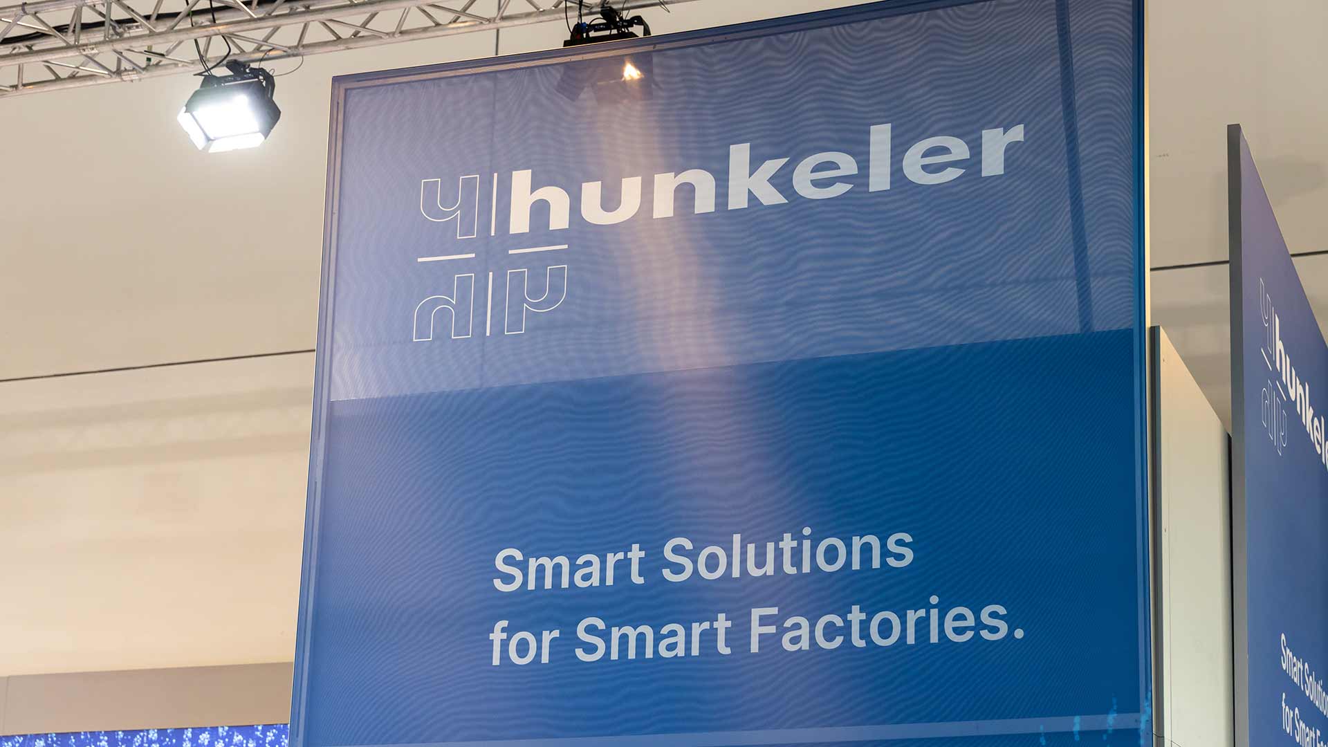 Hunkeler Banner Smart Solutions for Smart Factories.