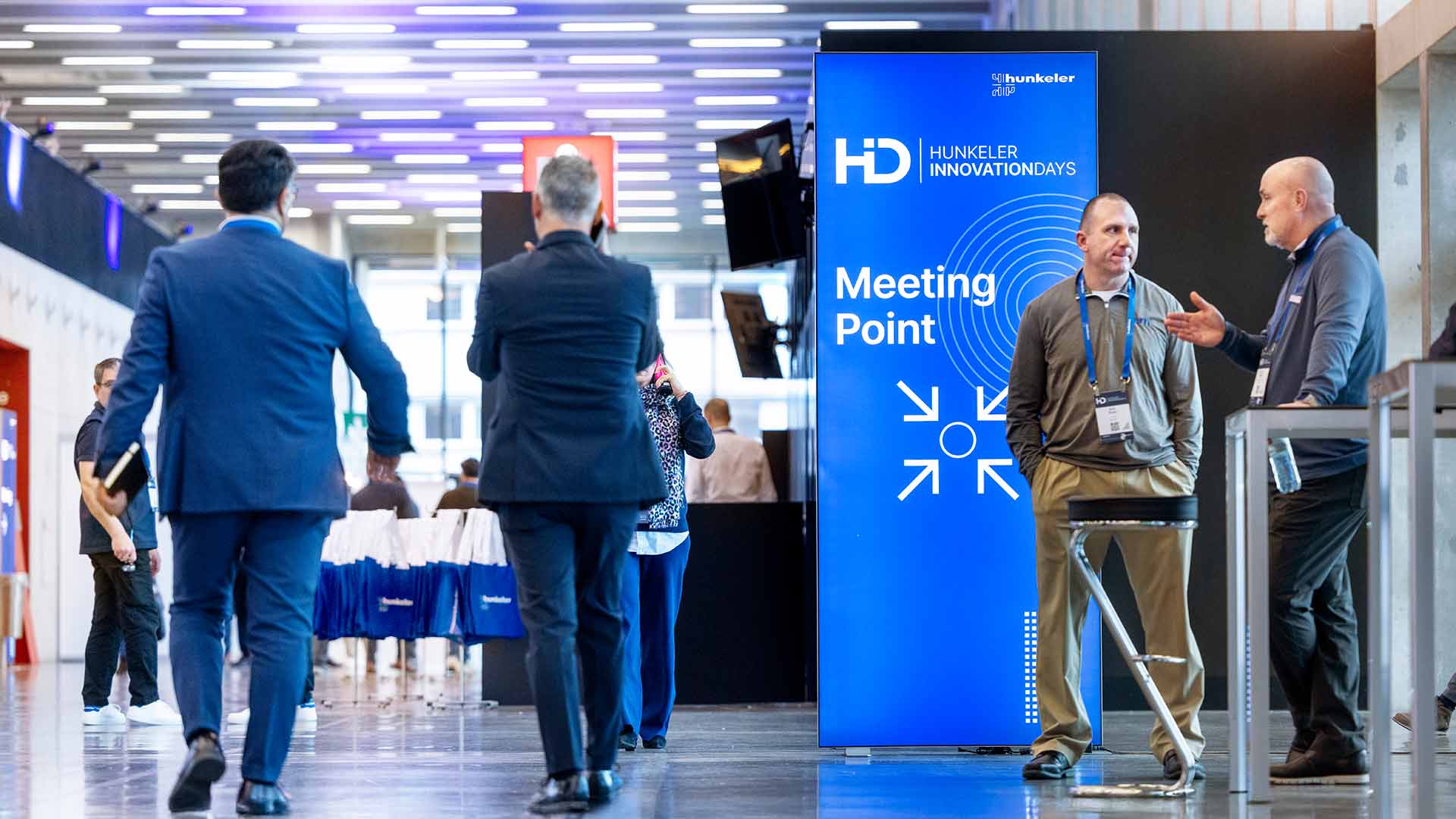 Hunkeler Innovationdays 2025 Foyer Messe Luzern.
